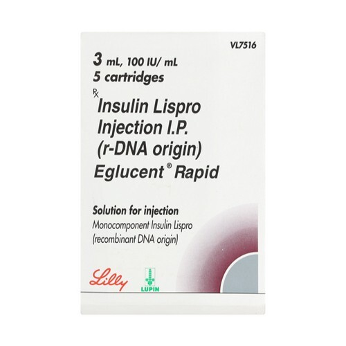 Eglucent Rapid 100IU/ml Solution for Injection