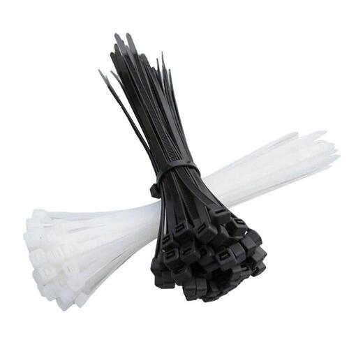 Mario Cable tie- Black and White 4.8x350mm