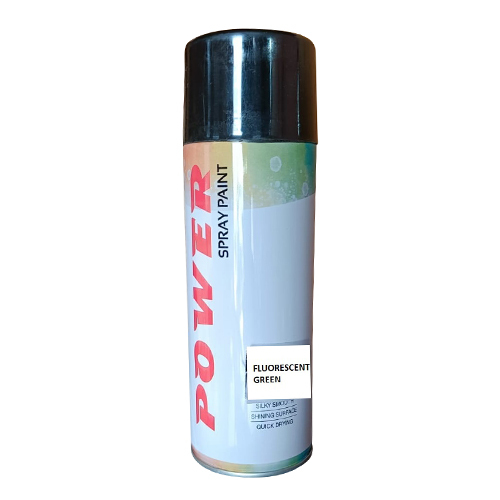 Fluorescent Green Spray Paint Application: Industrial