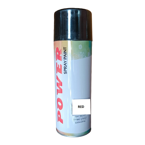 Red Spray Paint Application: Industrial