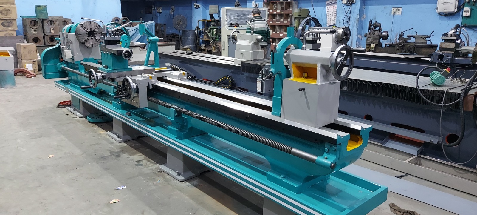 16 Feet Heavy Duty Lathe Machine
