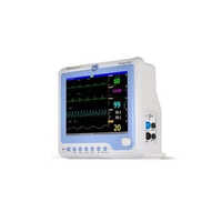 Phoebus P 512 5 Para Patient Monitor - Metal Construction , 5 Parameters Ecg, Respiration, Nibp, Spo2, Temperature , High-resolution Color Lcd Display, Built-in Printer, Portable Battery Power