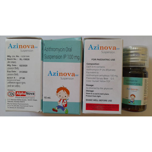 Azithromycin 100 Mg. 5 Ml. General Medicines