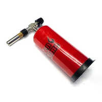 Industrial Gas Soldering Torch - 8 Inch Length, Red-black Color, 1.5 Kg Weight, 650â°c Operating Temperature | Ideal For Welding & Industrial Applications
