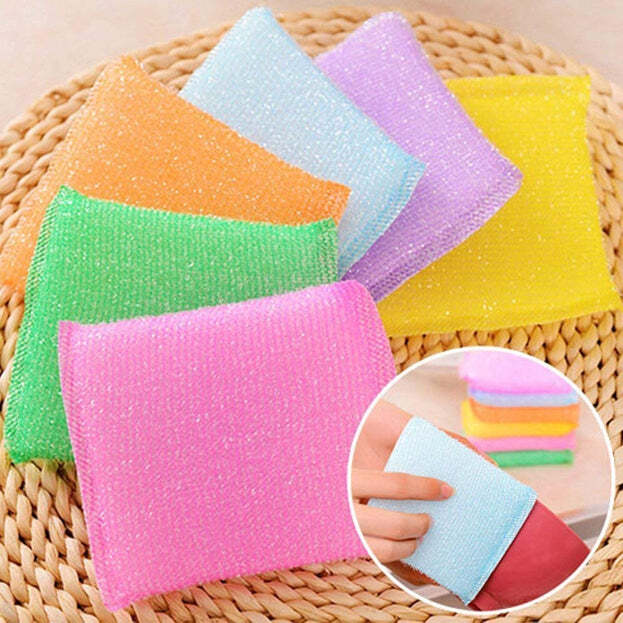 SCRATCH PROOF KITCHEN UTENSIL SCRUBBER PAD (PACK OF 12) (2626)