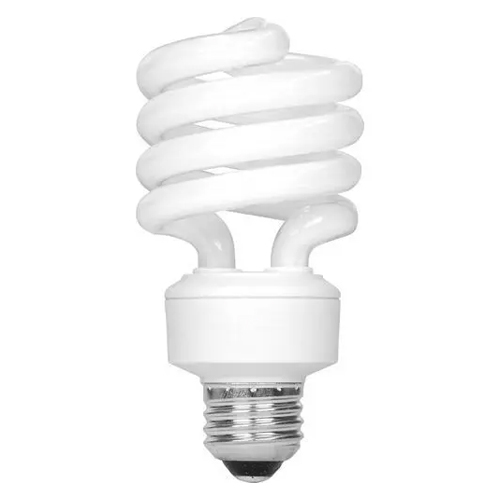 White Color Round Shape CFL Bulb - PVC Material Cool White Modern Design | Commercial Use Warranty Included