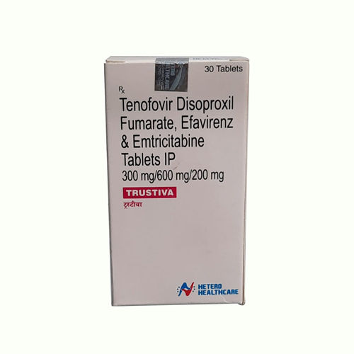 200Mg Tenofovir Disoproxil Fumarate Efavirenz And Emtricitabine Tablets Ip General Medicines