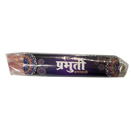 Prabhuti Natural Incense Stick - Bamboo Material, 16 cm Length, Brown Color, 100 Sticks per Pack | Eco-Friendly, Anti-Odour, Aromatic, Religious Use