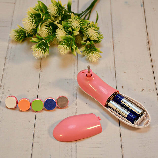 ELECTRIC BABY NAIL TRIMMER WITH GRINDING HEADS FOR NEWBORN INFANT AND TODDLER (1223)