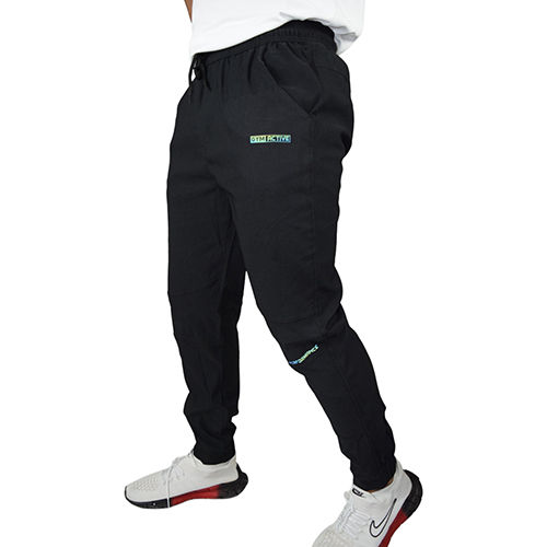 Black Sports Ns Cotton Track Pants Age Group: Adults