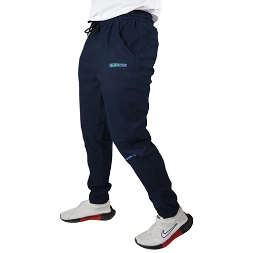 Navy Blue Sports NS Cotton Track Pants