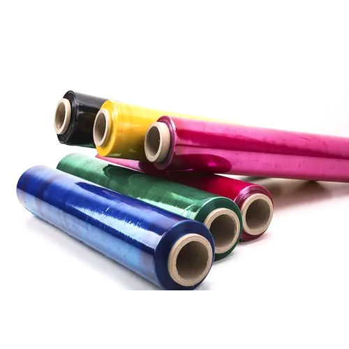 Coloured Lldpe Stretch Film Roll - Color: As Per Availability