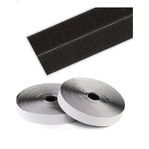 25 MM Black Adhesive Hook And Loop Tape