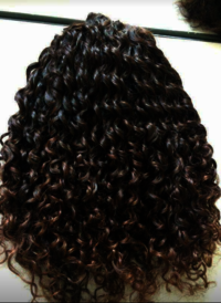 Human Curly Black Hair