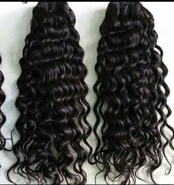 Human Curly Black Hair