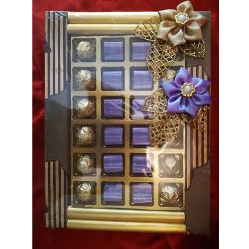 wooden tray chocolate