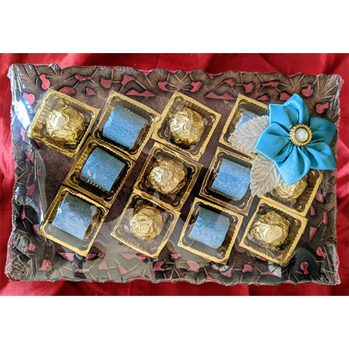 Return Gift Chocolate Lazer Tray - Size: Different Available