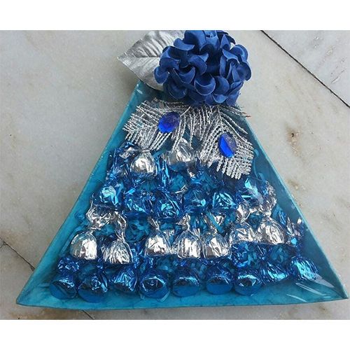 Triangle Chocolate Tray - Color: Blue