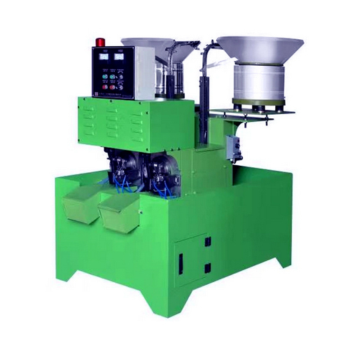 High Speed Automatic M18 M24 Two 2 Spindles Nut Tapping Machine