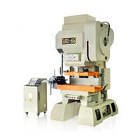 High Speed Precision Press Machine - Steel, 1000x500x130mm, White | 65 Ton Capacity, Forced Lubrication, 12-month Warranty, Dynamic Balance System