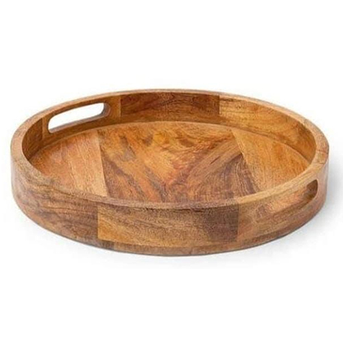 Wooden Round Tray