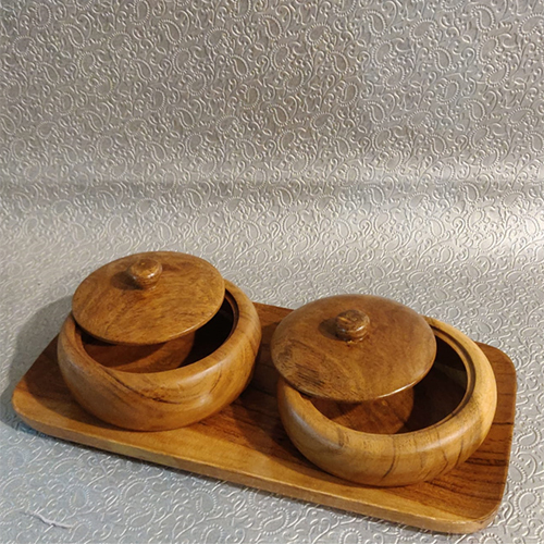 Wooden Hot Case Set of 2