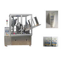 Automatic Plastic Tube Filling Sealing Machine - 1950x1000x1800mm Silver | New Electric Drive, 220V/1Phase/50Hz, 850kg Weight, Industrial Use, Warranty Included