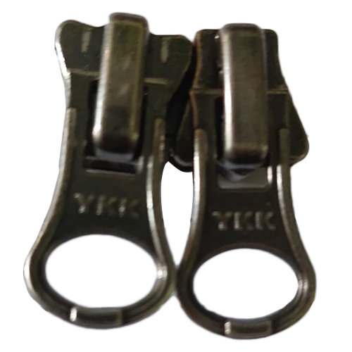 Brass Finish Zipper Slider - Metal Variety of Sizes Available | Rigid Hardness Stylish Design for Garments and Bags