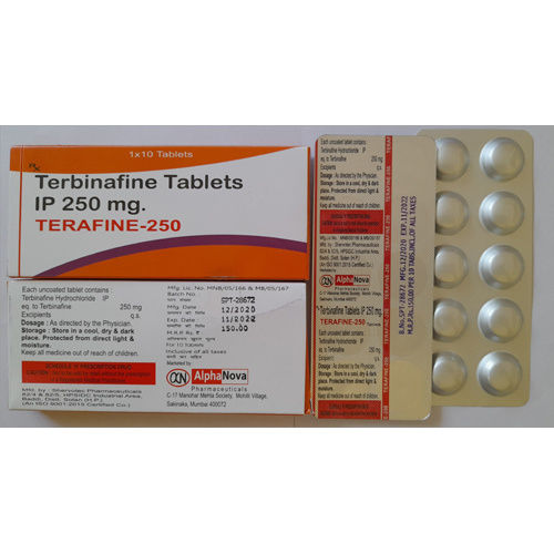 Terbinafine 250 Mg. Tablet General Medicines