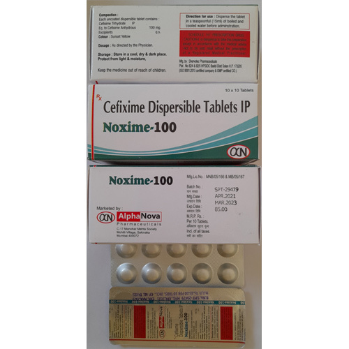 Cefixime Trihydrate 100 Mg. General Medicines