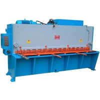 240 V Sheet Shearing Machine - Stainless Steel, 220 Volt, Blue | Automatic Operation, Low Noise, Durable Design