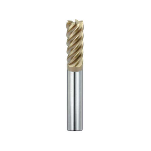 Silver H650 Series High Helix Square Type 6F Carbide End Mill