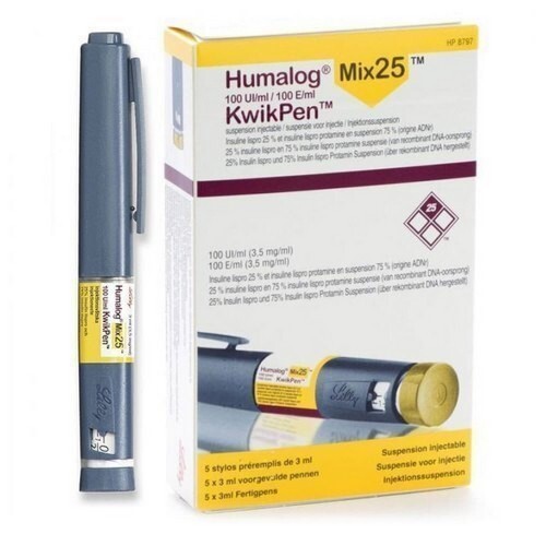 General Medicines Humalog Mix 25 Kwikpen 100Iu/Ml