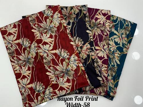 RAYON FOIL PRINT