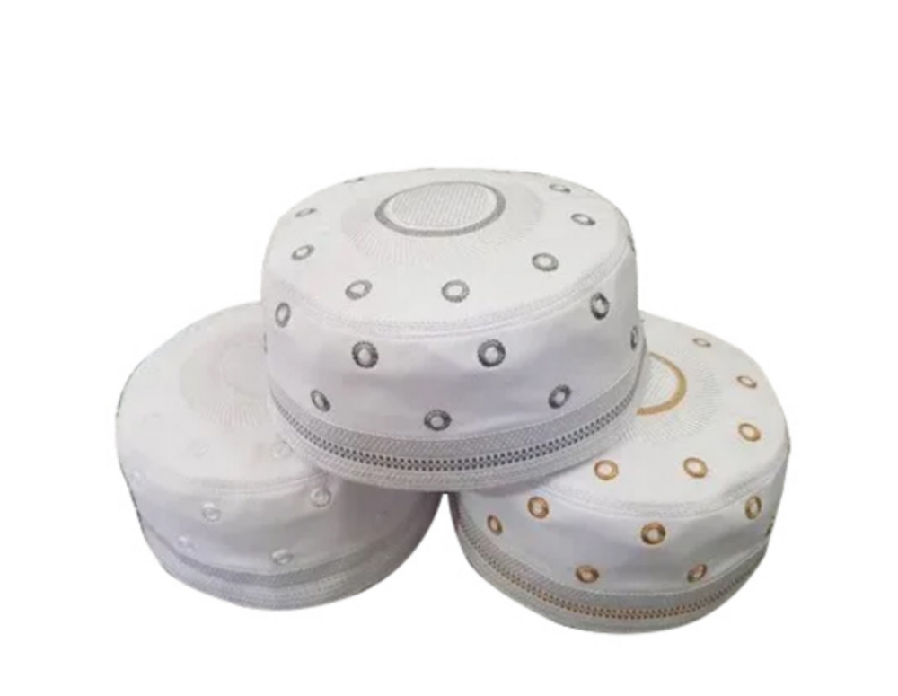 Taj Ummat Bokis Cap - Color: White