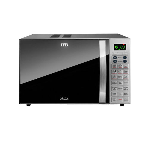 IFB 25 Litres Convection Microwave with Glass Door Auto Cook Menus Steam Clean Keep Warm (25SC4 Black)