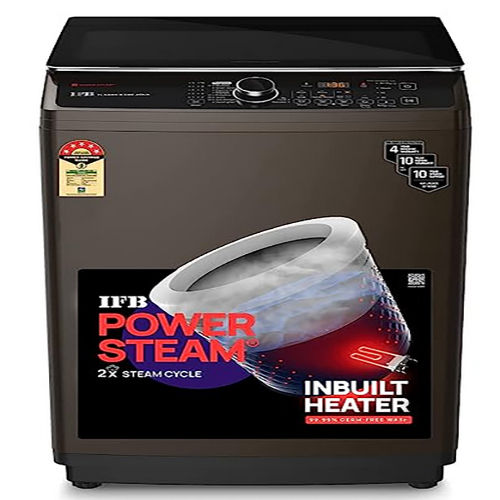 Ifb 8.0 Kg Fully-Automatic Top Loading Washing Machine (Tl-Sbrs 8.0 Kg Aqua Brown 2X Power Steam Dimension(L*W*H): 57 X 59 X 95 Centimeters  Centimeter (Cm)