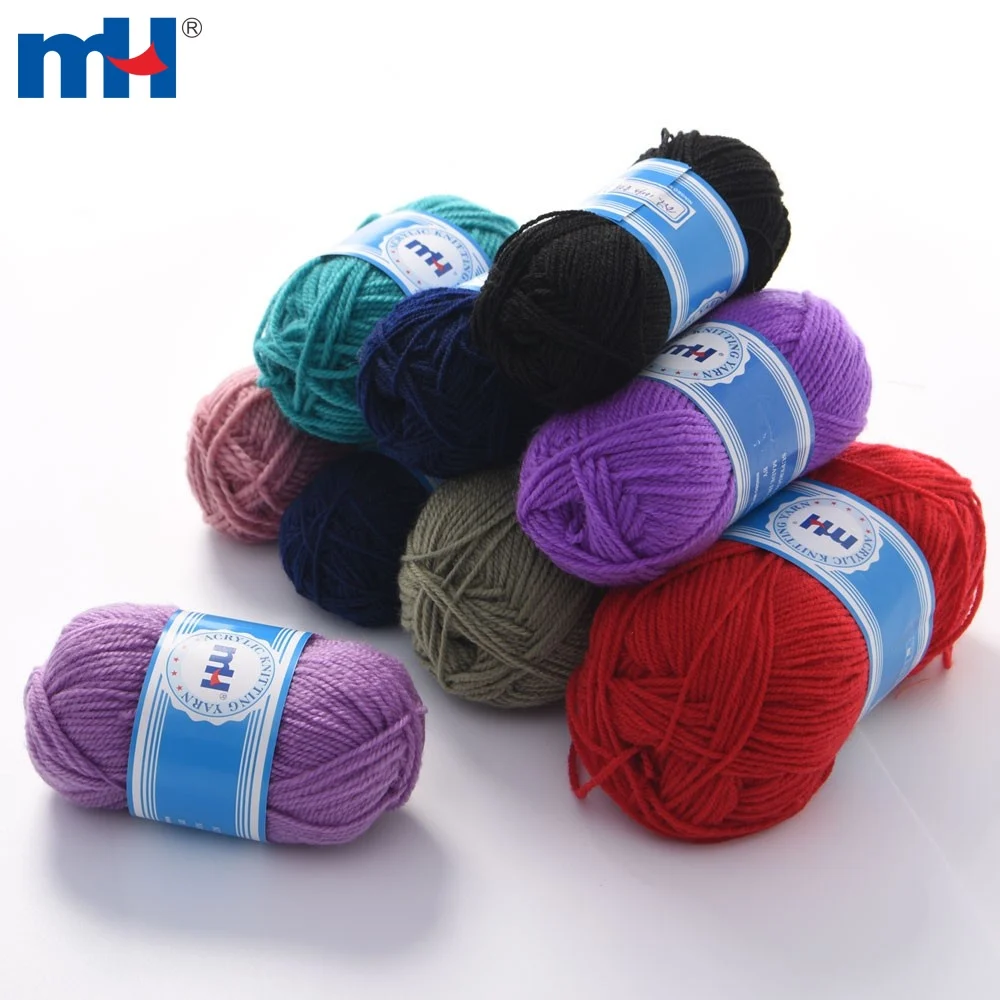 Hand Knitting Yarn 100% Acrylic Yarn Multicolor Knitting and Crochet Yarn Made by Order