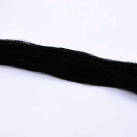 100% Brazilian Wool Hair Acrylic Yarn for African Braid and Twist Wig Brazilian Wool Hair Acrylic Yarn Natural Black