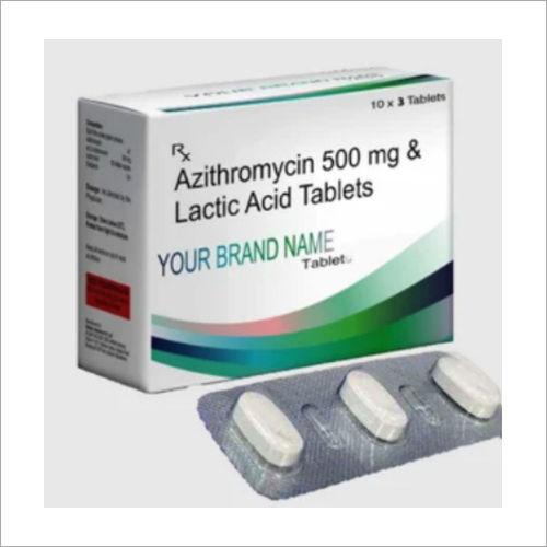 Azithromycin 500mg Lactic Acid Tablets