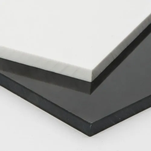 Plain HIPS Sheet - 1220 x 2440mm, Rigid High Impact Polystyrene in White and Black, Matte Finish, Easy to Machine and Fabricate