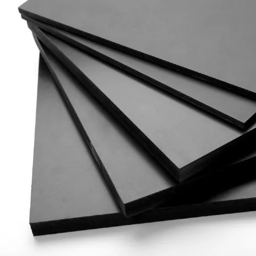 Black Rigid PVC Sheet - 1220 x 2440mm, Black Color, Rigid Material, 3.5 Thickness | Industrial Application, High Strength, Durable Performance