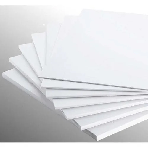 White Rigid PVC Sheet - 1220 x 2440mm Non-Toxic Fire Retardant Rigid PVC Moisture Resistant Durable with Excellent Mechanical Properties