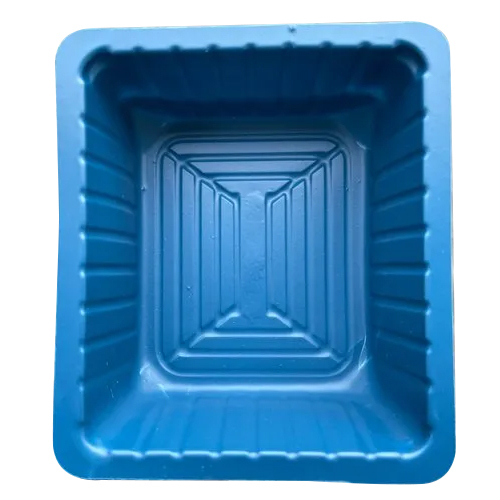 HIPS Mushroom Punnet Tray - HIPS Material, 200g Capacity, Blue Color | Rigid Build, Lightweight, Easy to Clean and Maintain
