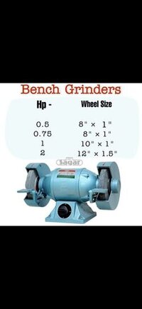 Bench Grinders - Durable Cast Iron Base, Adjustable Eye Shields, Versatile High-Speed Performance