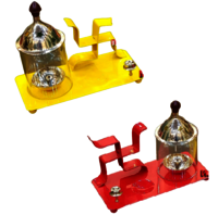 Brass New Oil Diya - Color: Gold