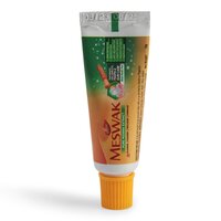 Dabur Meswak Toothpaste - Herbal Paste, 10gm Tube, Light Brown Color | Enriched With Meswak, Promotes Oral Health, Prevents Cavities & Tartar