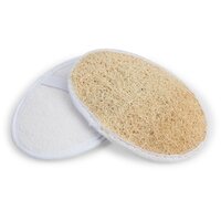 Disposable Loofah Sponge - Natural Multi-use Oval Design, White Color | Eco-friendly Hotel Essentials For Enhanced Guest Experience