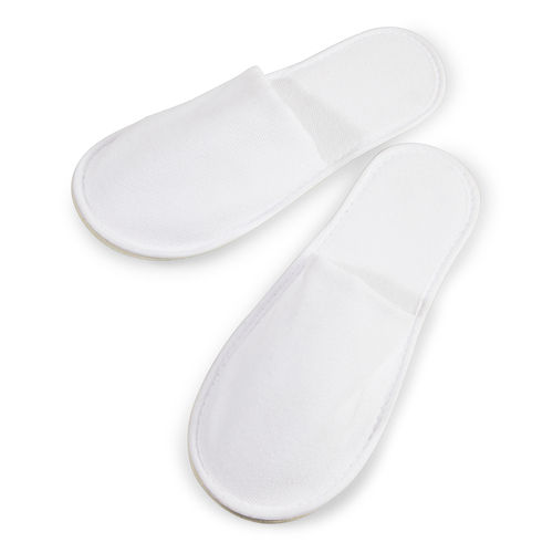 White Hotel Disposable Terry Slippers