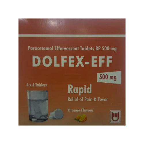 500mg Paracetamol Effervescent Tablets BP